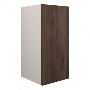 Blake 300mm Standard Base Unit - Warm Walnut (Grey Cabinet)
