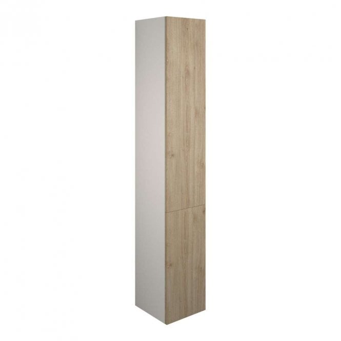Dove Bathrooms Blake 300mm Tall Unit - Havana Oak (Grey Cabinet)
