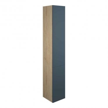 Blake 300mm Tall Unit - Matt Arley Blue (Oak Cabinet)