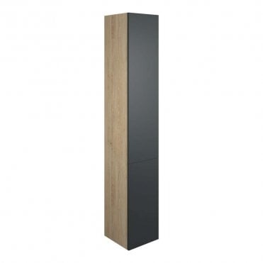Blake 300mm Tall Unit - Matt Graphite Grey (Oak Cabinet)