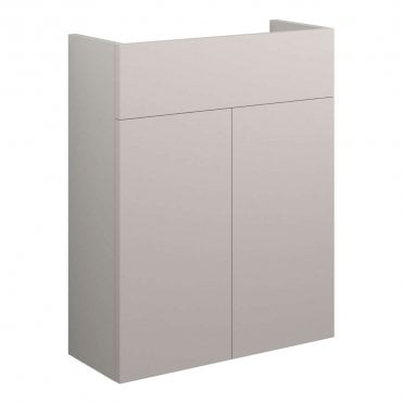 Blake 500mm Slim Basin Unit - Matt Dove Grey (Grey Cabinet)