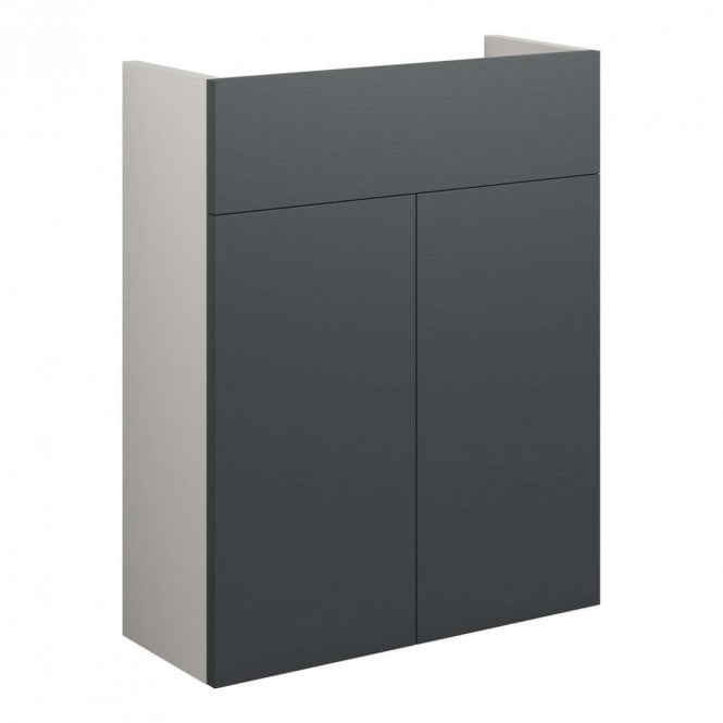 Dove Bathrooms Blake 500mm Slim Basin Unit - Matt Graphite Grey (Grey Cabinet)