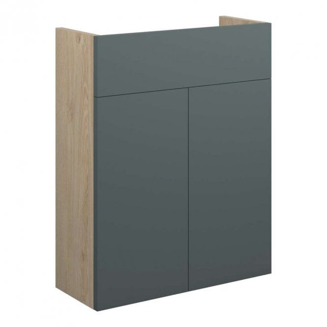 Dove Bathrooms Blake 500mm Slim Basin Unit - Matt Green (Oak Cabinet)