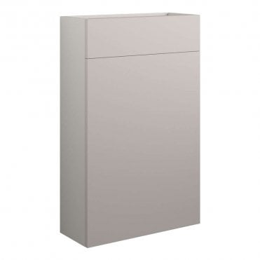 Blake 500mm Slim WC Unit - Matt Dove Grey (Grey Cabinet)
