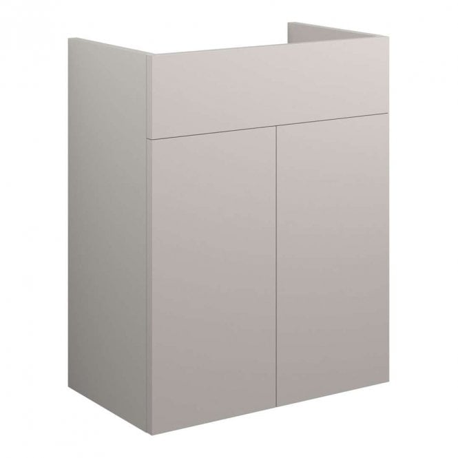Dove Bathrooms Blake 500mm Standard Basin Unit - Matt Dove Grey (Grey Cabinet)