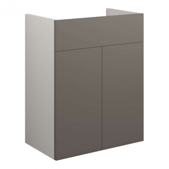 Dove Bathrooms Blake 500mm Standard Basin Unit - Matt Stone (Grey Cabinet)
