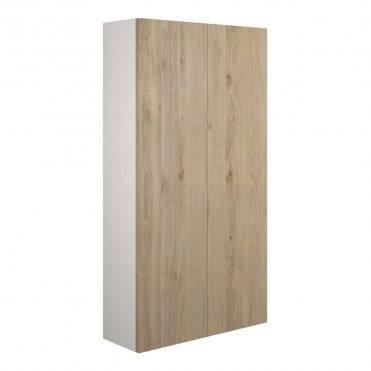 Blake 600mm Slim 2 Door Wall Unit - Havana Oak (Grey Cabinet)