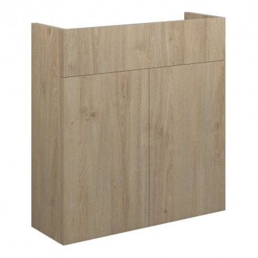 Blake 600mm Slim Basin Unit - Havana Oak (Oak Cabinet)