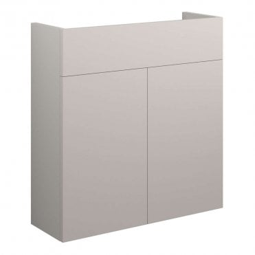 Blake 600mm Slim Basin Unit - Matt Dove Grey (Grey Cabinet)
