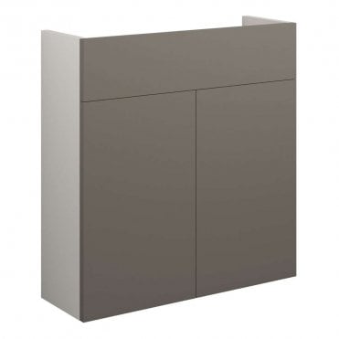 Blake 600mm Slim Basin Unit - Matt Stone (Grey Cabinet)
