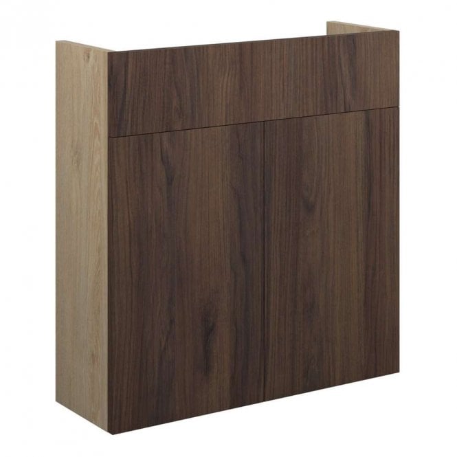 Dove Bathrooms Blake 600mm Slim Basin Unit - Warm Walnut (Oak Cabinet)