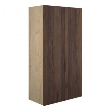 Blake 600mm Standard 2 Door Wall Unit - Warm Walnut (Oak Cabinet)