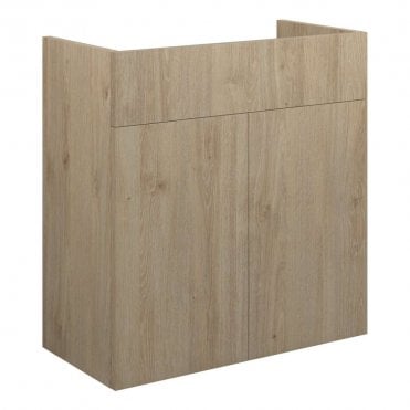 Blake 600mm Standard Basin Unit - Havana Oak (Oak Cabinet)