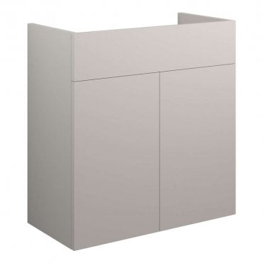 Blake 600mm Standard Basin Unit - Matt Dove Grey (Grey Cabinet)
