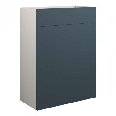 Blake 600mm Standard WC Unit - Matt Arley Blue (Grey Cabinet)