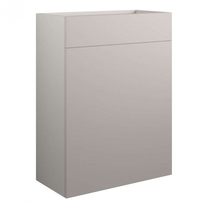Dove Bathrooms Blake 600mm Standard WC Unit - Matt Dove Grey (Grey Cabinet)