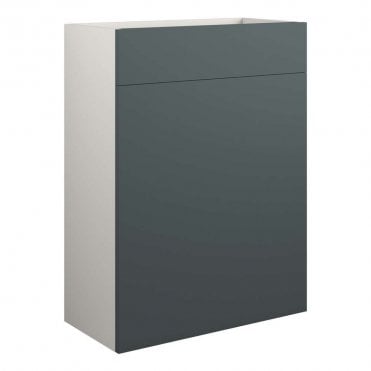 Blake 600mm Standard WC Unit - Matt Green (Grey Cabinet)