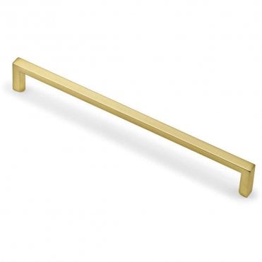 Brushed Brass 330mm Slim D Bar Handle (Single)