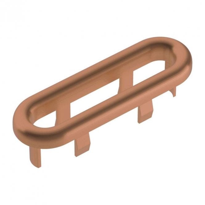 Dove Bathrooms Brushed Bronze Oval Overflow Ring