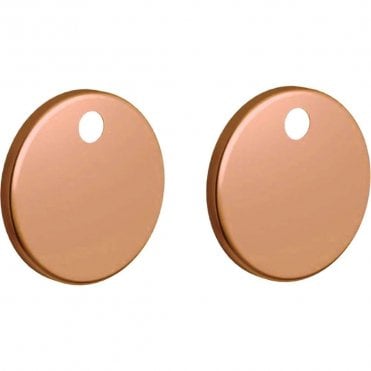 Brushed Bronze Toilet Seat Cover Caps