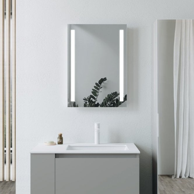 Dove Bathrooms Caspian 500x700mm Rectangle Front-Lit LED Mirror