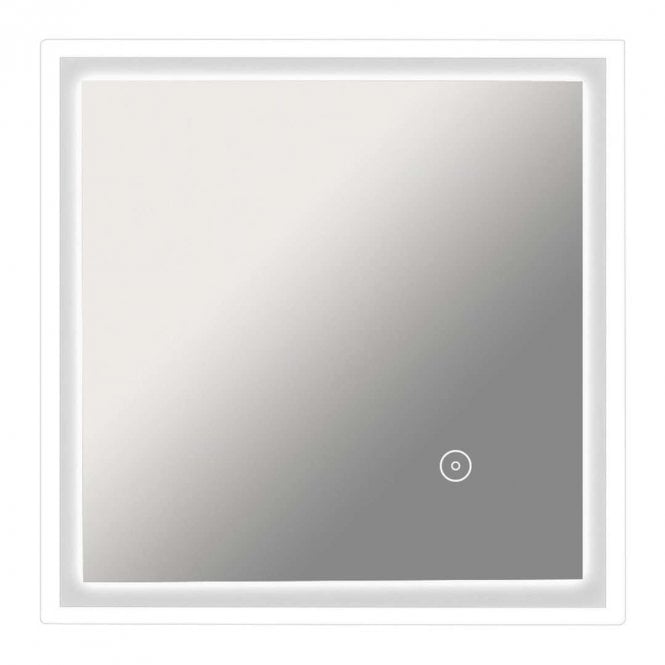 Dove Bathrooms Chic 500 x 500mm Square Back-Lit LED Mirror, Steam Free with Touch Sensor