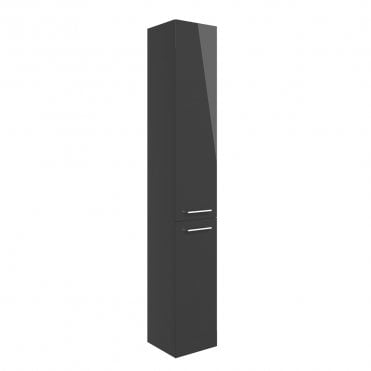 City 350mm Floor Standing 2 Door Tall Unit - Anthracite