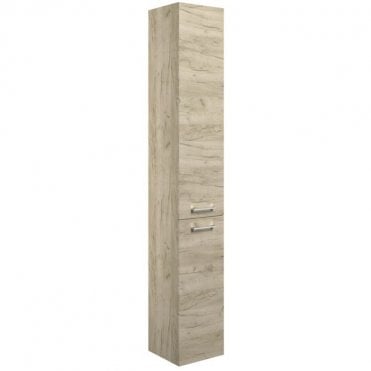 City 350mm Floor Standing 2 Door Tall Unit - Oak