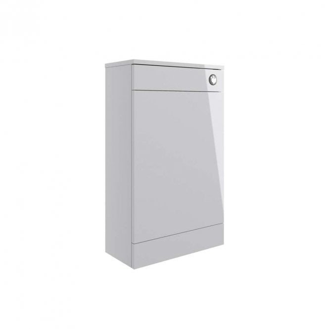 Dove Bathrooms City 500mm Floor Standing WC Unit - Grey Gloss