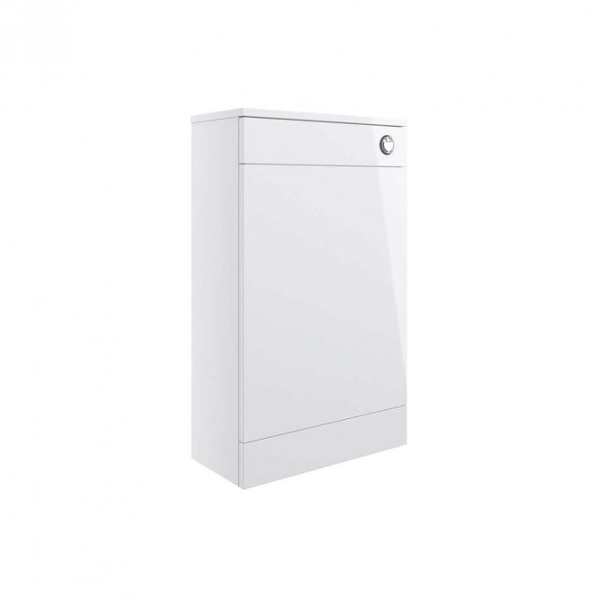 Dove Bathrooms City 500mm Floor Standing WC Unit - White Gloss