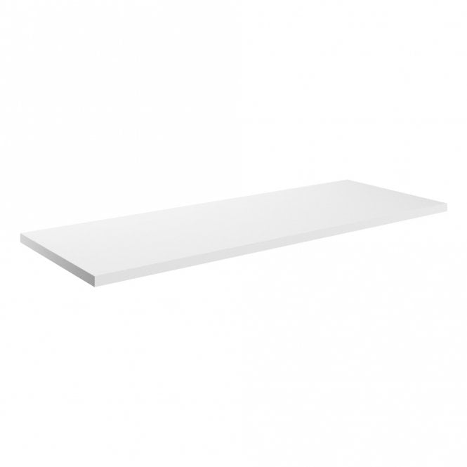 Dove Bathrooms City Laminate Worktop (600x460x18mm) - White Gloss