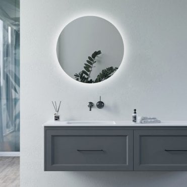 Como 800mm Round Back-Lit LED Mirror