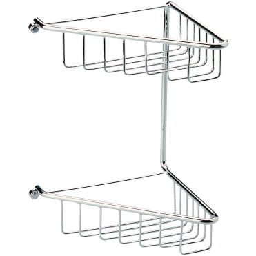 Cosmo 2-Tier Corner Shower Caddy - Chrome