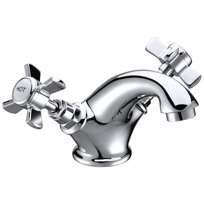 Dove Bathrooms Dahlia Basin Chrome Mixer Tap & Waste