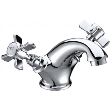 Dahlia Basin Chrome Mixer Tap & Waste