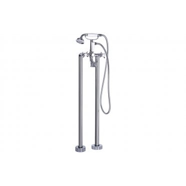 Dahlia Floor Standing Bath/Shower Chrome Mixer Tap