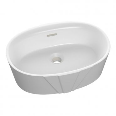Decor 460mm x 320mm Resin Washbowl - White