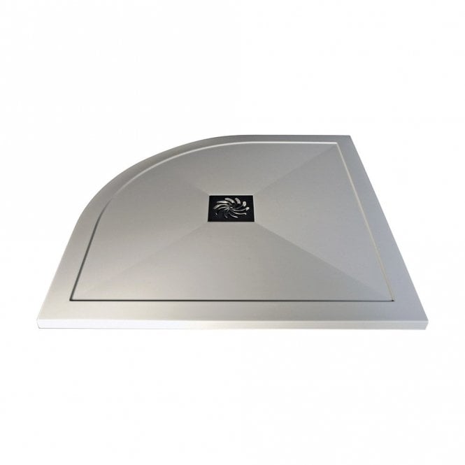 Dove Bathrooms Designer 25mm Ultra-Slim 1200mm x 900mm Offset Quadrant Tray & Waste (RH)