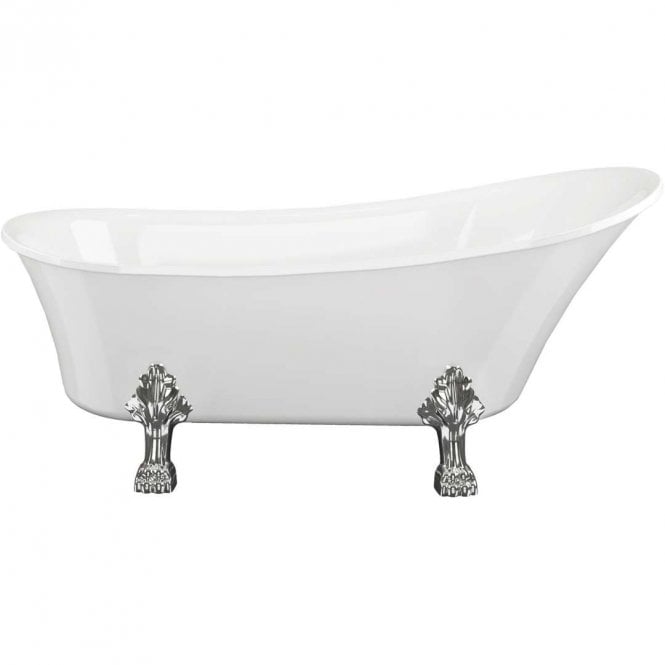 Dove Bathrooms Dover Freestanding 1620mm x 700mm 0TH Bath with Feet