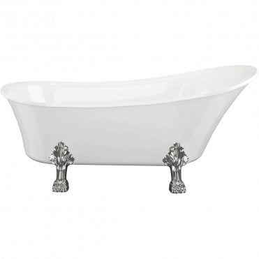 Dover Freestanding 1620mm x 700mm 0TH Bath with Feet