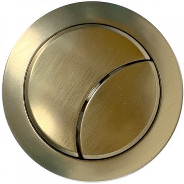 Dual Push Button (Cable) - Brushed Brass