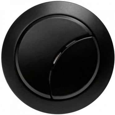 Dual Push Button Cover (Cable) - Matt Black