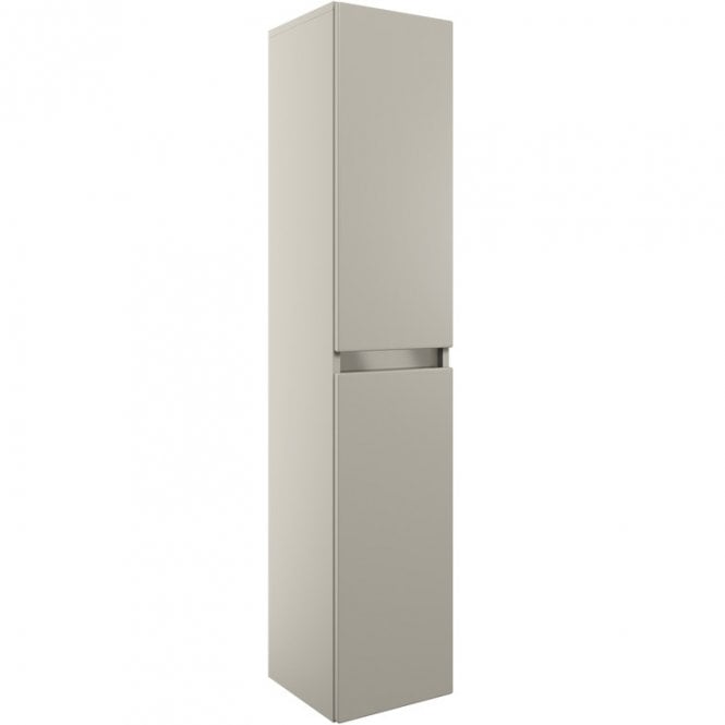 Dove Bathrooms Dulce Matt Latte 300mm 2 Door Wall Hung Tall Storage Unit
