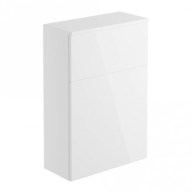 Dove Bathrooms Dulce White Gloss 600mm WC Toilet Unit - No Cistern