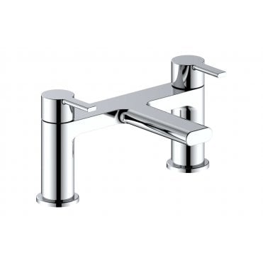 Ebony Bath Filler Chrome Tap