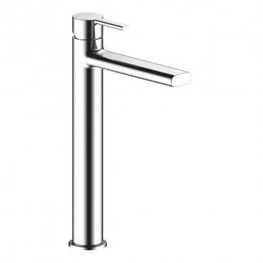Ebony Chrome Tall Basin Mixer Tap
