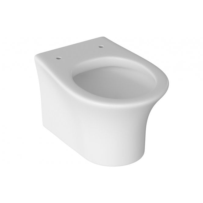 Dove Bathrooms Ebony Rimless Wall Hung WC & Soft Close Seat