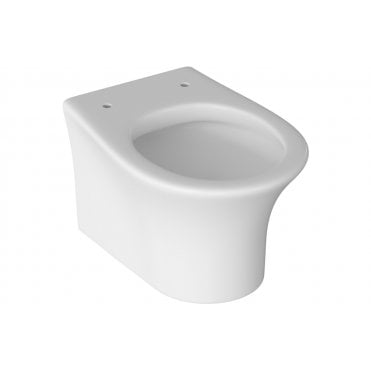 Ebony Rimless Wall Hung WC & Soft Close Seat