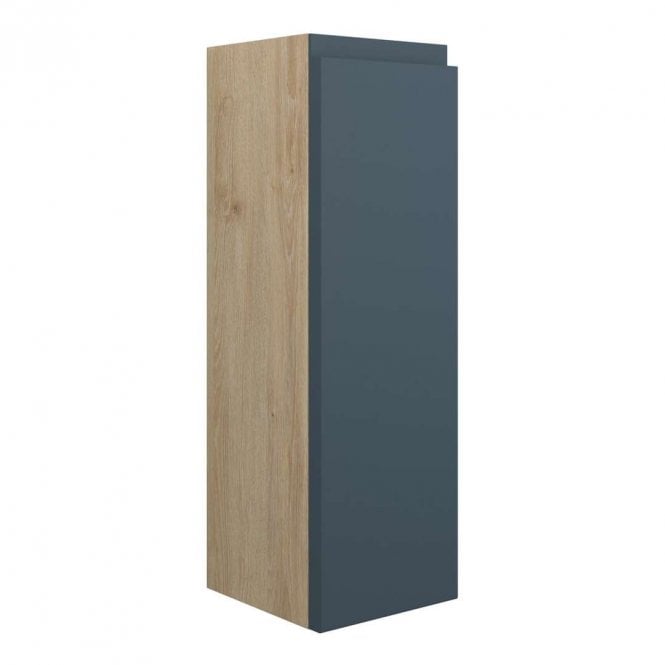 Dove Bathrooms Eden 200mm Slim Base Unit - Matt Arley Blue (Oak Cabinet)