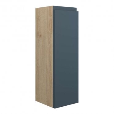Eden 200mm Slim Base Unit - Matt Arley Blue (Oak Cabinet)